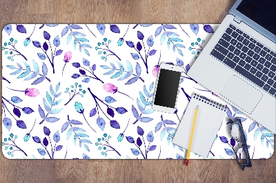 Full desk pad purple twigs