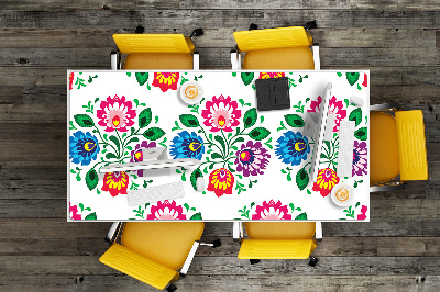 Desk mat Flowers folk style