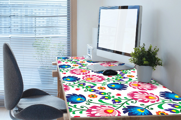Large desk mat for children Polish folk