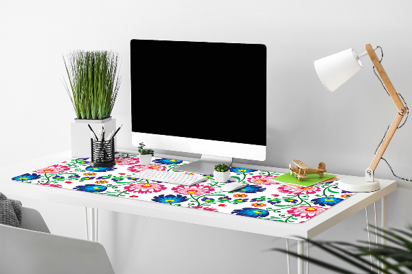 Large desk mat for children Polish folk