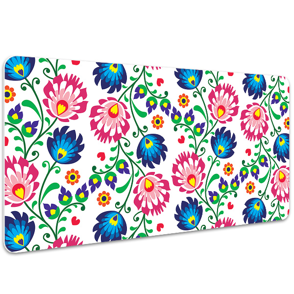 Large desk mat for children Polish folk