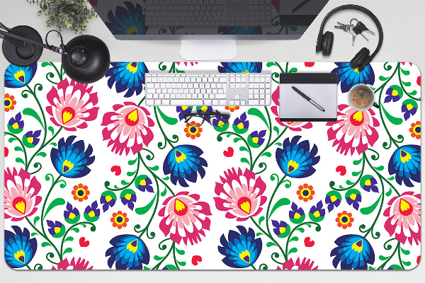 Large desk mat for children Polish folk