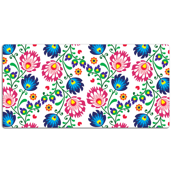Large desk mat for children Polish folk