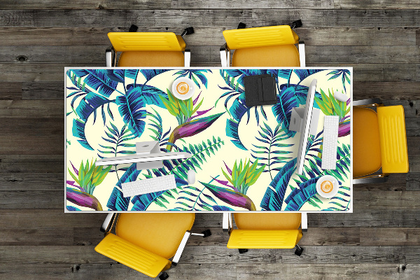 Full desk protector tropical image
