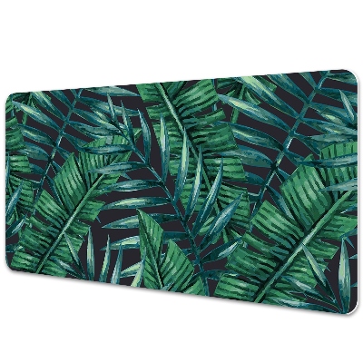 Full desk pad tropical leaves