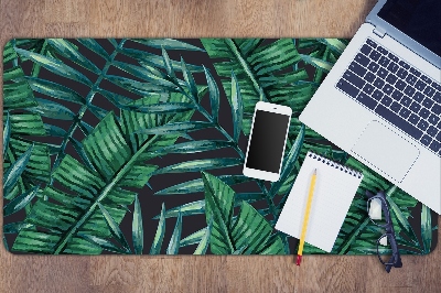 Full desk pad tropical leaves