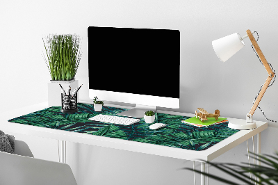 Full desk pad tropical leaves