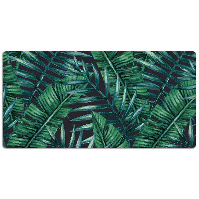 Full desk pad tropical leaves