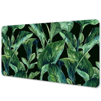 Full desk pad tropical leaves