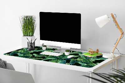 Full desk pad tropical leaves