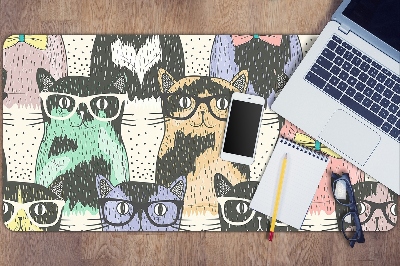 Large desk mat for children Cats