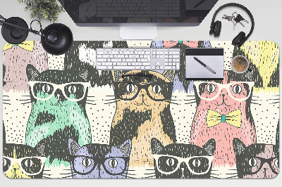 Large desk mat for children Cats