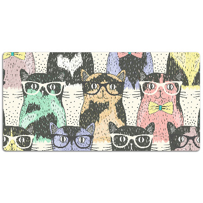 Large desk mat for children Cats