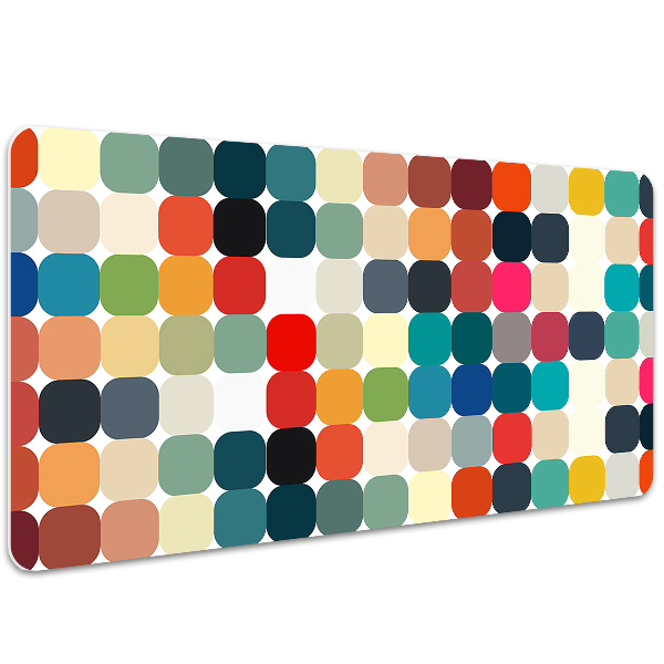 Full desk pad geometric pattern