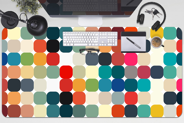 Full desk pad geometric pattern