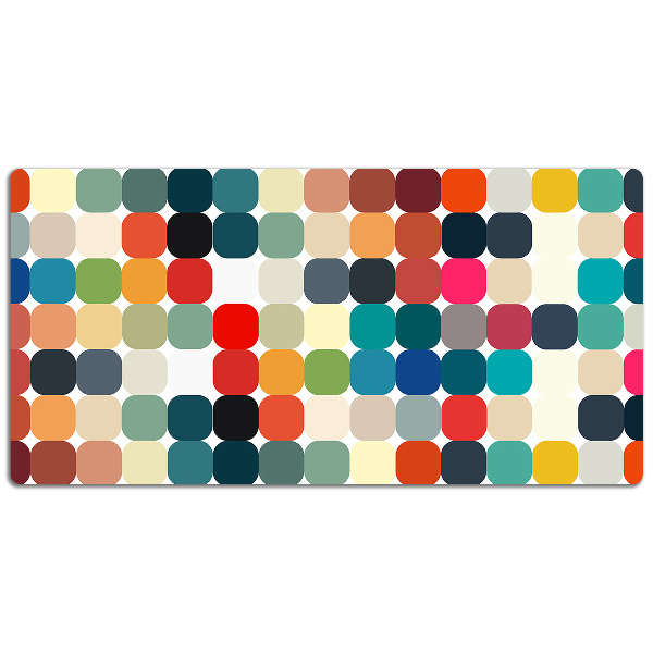 Full desk pad geometric pattern