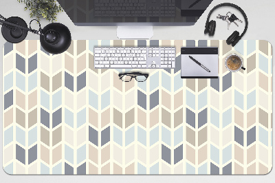 Full desk protector geometric texture