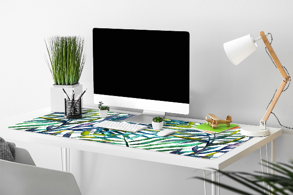 Full desk pad exotic leaves
