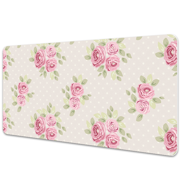 Desk pad English roses