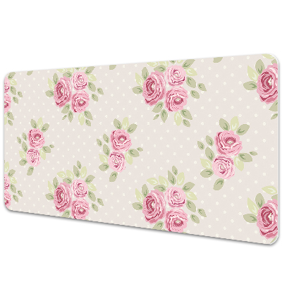 Desk pad English roses