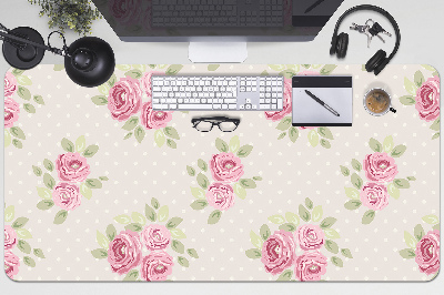 Desk pad English roses