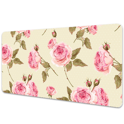 Desk pad English roses