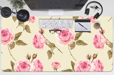 Desk pad English roses