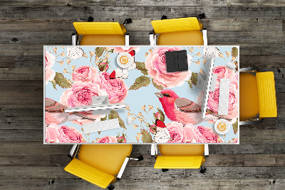 Desk pad English roses