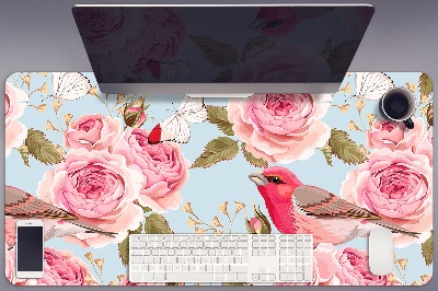 Desk pad English roses