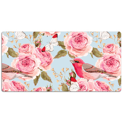 Desk pad English roses