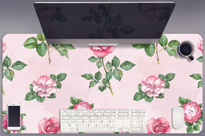 Full desk mat Rose with thorns