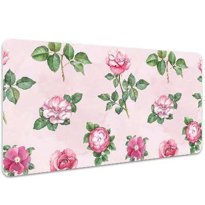 Full desk mat Rose with thorns