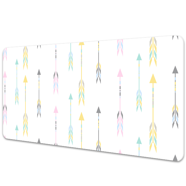 Large desk mat for children shots