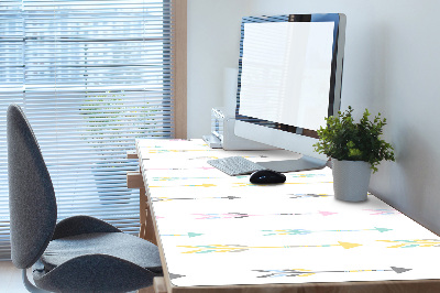 Large desk mat for children shots