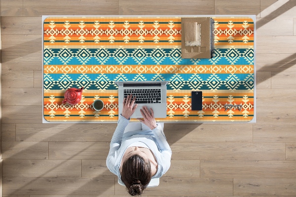 Full desk protector Navajo pattern style