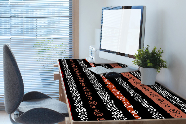 Full desk mat tribal pattern