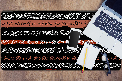 Full desk mat tribal pattern