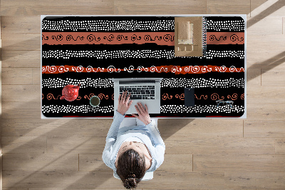 Full desk mat tribal pattern