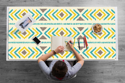 Full desk pad geometric pattern