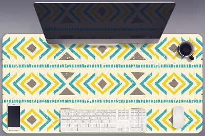 Full desk pad geometric pattern