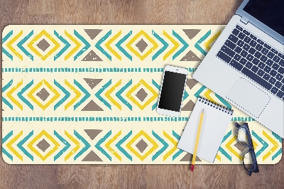 Full desk pad geometric pattern