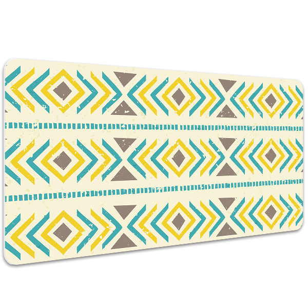 Full desk pad geometric pattern
