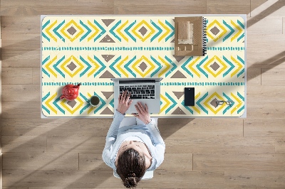 Full desk pad geometric pattern