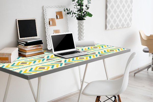 Full desk pad geometric pattern