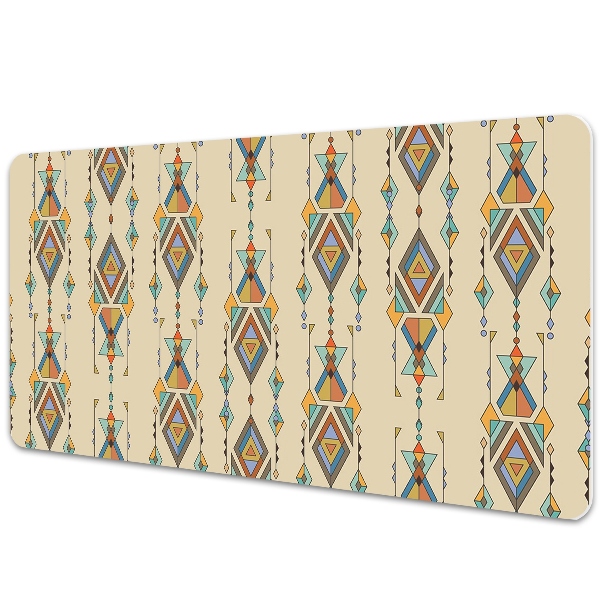 Large desk pad PVC protector Aztec style