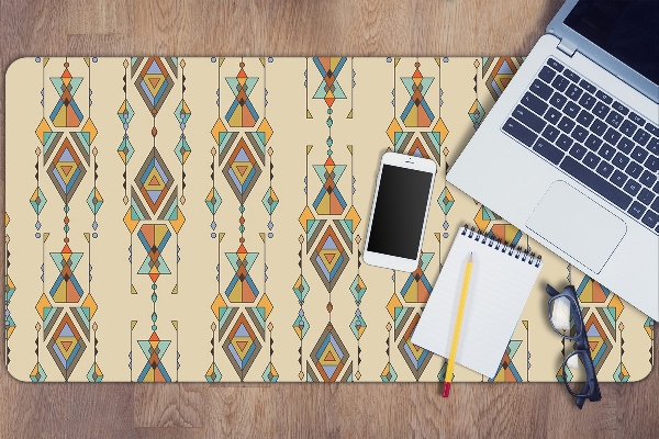 Large desk pad PVC protector Aztec style