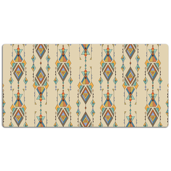 Large desk pad PVC protector Aztec style