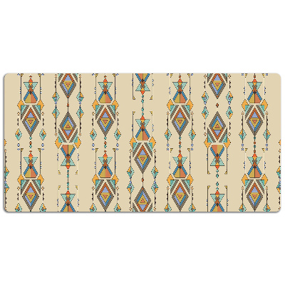 Large desk pad PVC protector Aztec style