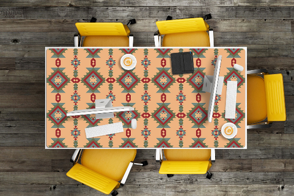 Full desk pad Indian motifs