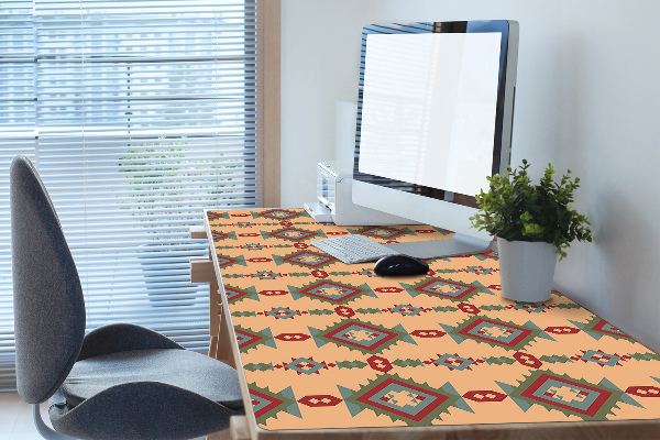 Full desk pad Indian motifs